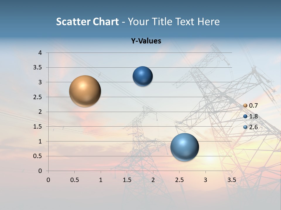 Pylon Energetic Tower PowerPoint Template