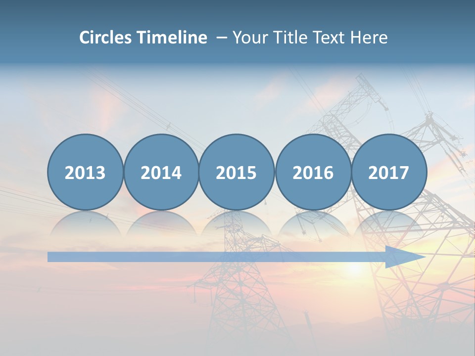 Pylon Energetic Tower PowerPoint Template