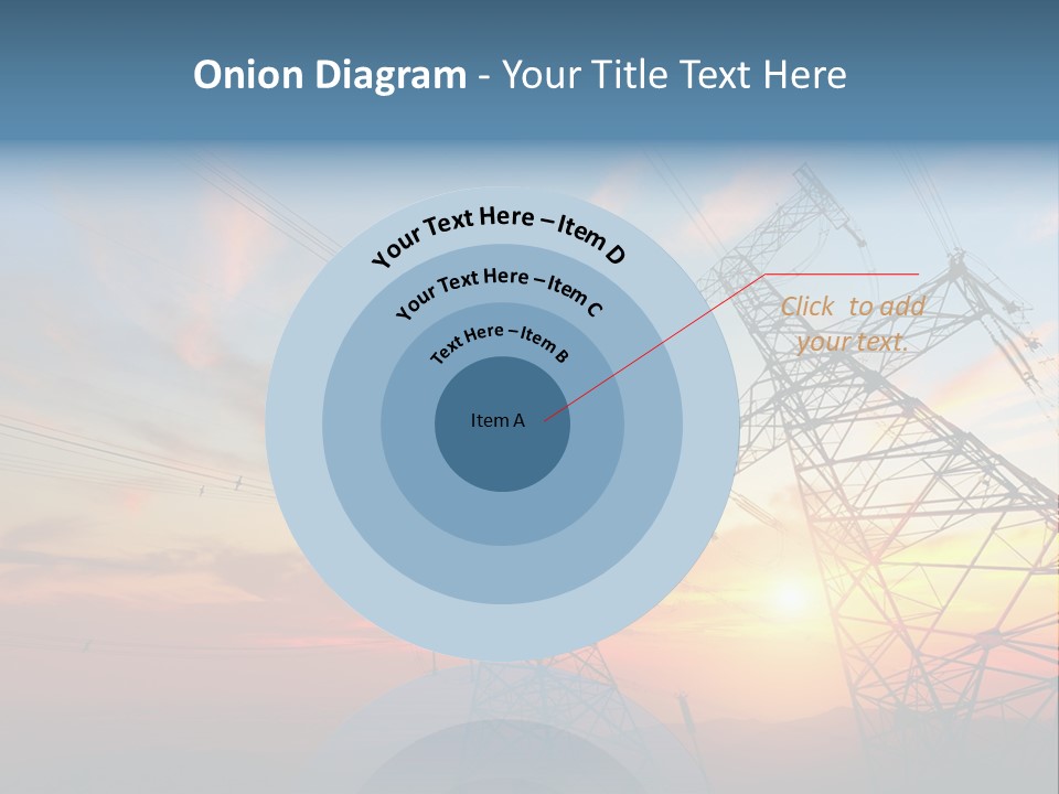 Pylon Energetic Tower PowerPoint Template