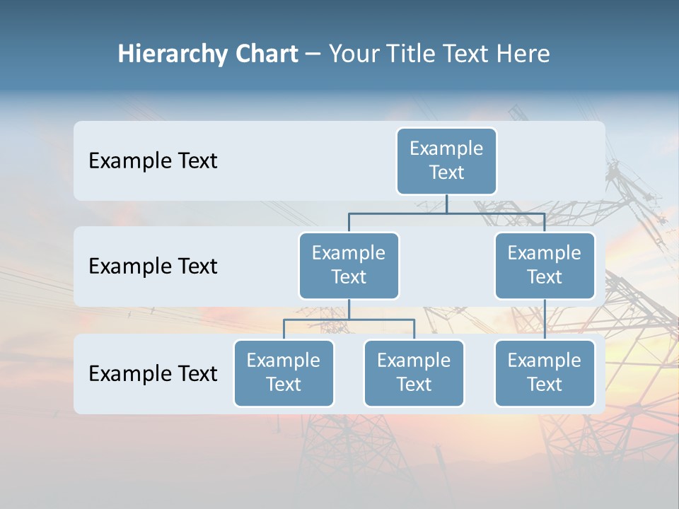 Pylon Energetic Tower PowerPoint Template