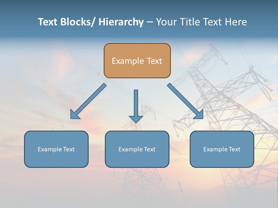 Pylon Energetic Tower PowerPoint Template