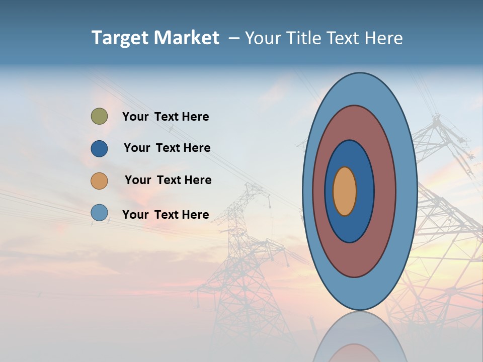 Pylon Energetic Tower PowerPoint Template