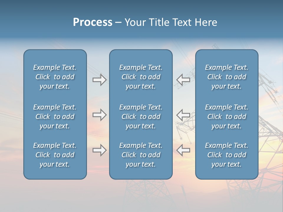 Pylon Energetic Tower PowerPoint Template