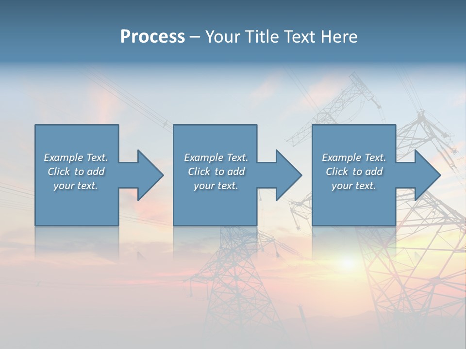 Pylon Energetic Tower PowerPoint Template