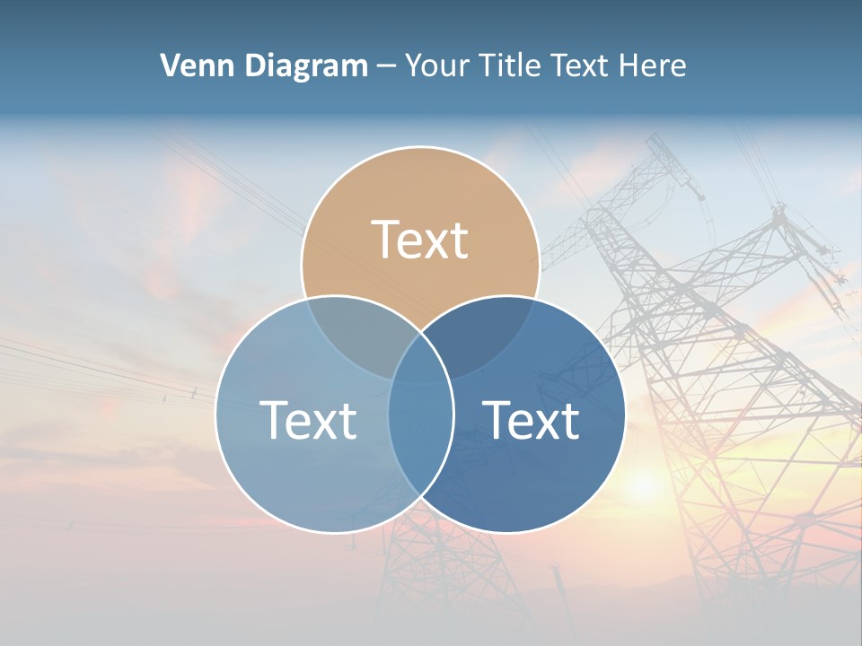 Pylon Energetic Tower PowerPoint Template