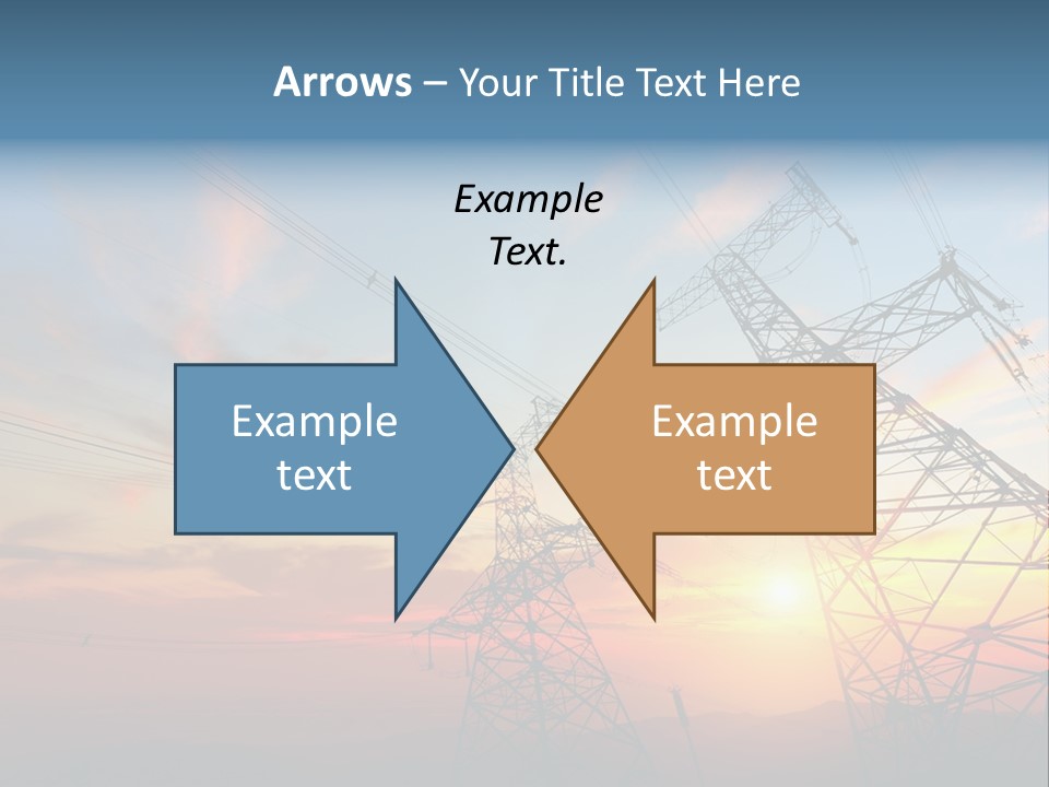 Pylon Energetic Tower PowerPoint Template