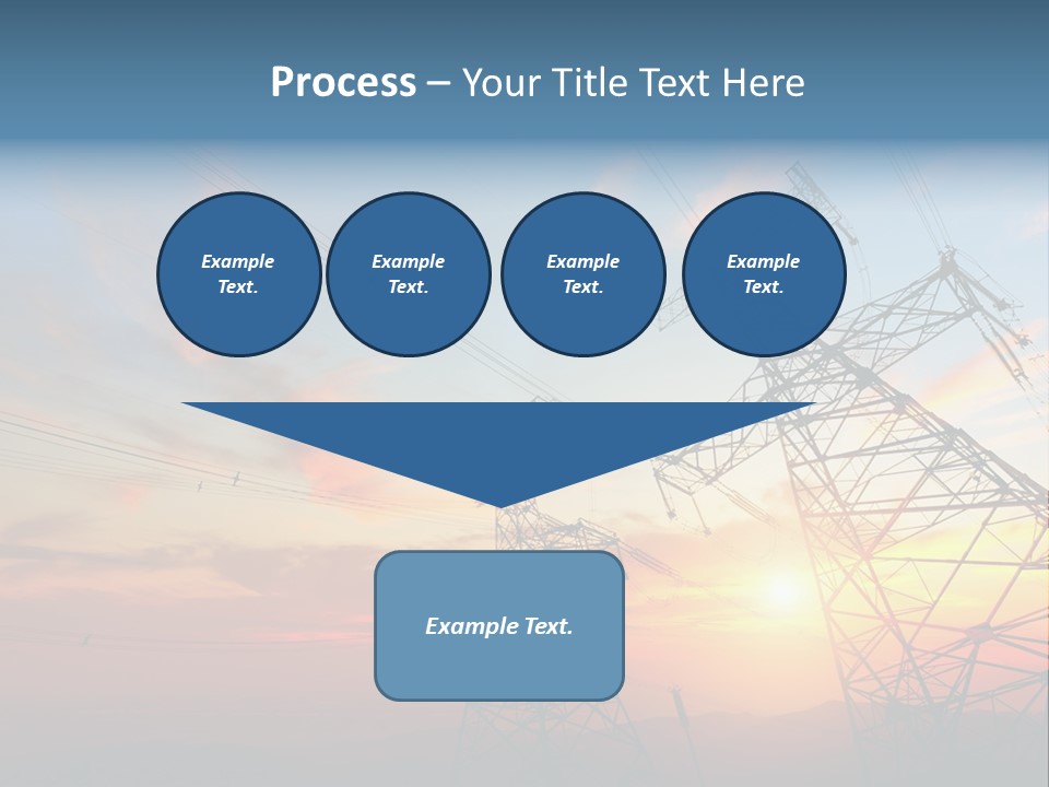 Pylon Energetic Tower PowerPoint Template