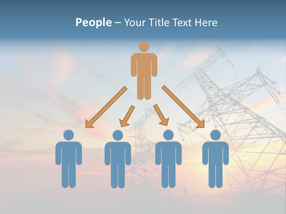 Pylon Energetic Tower PowerPoint Template