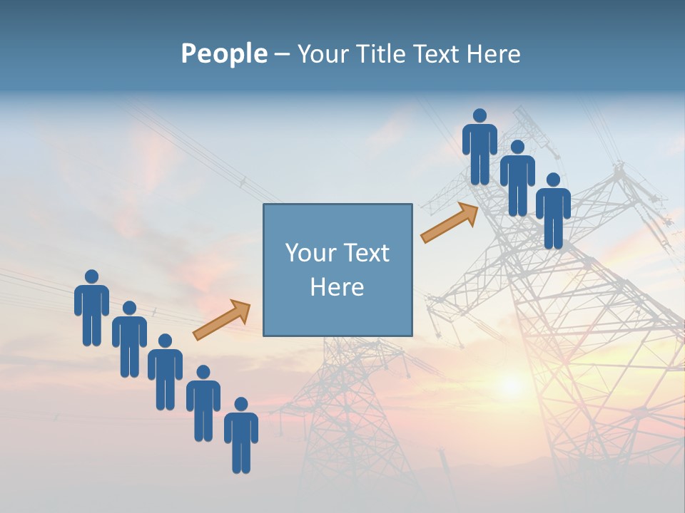 Pylon Energetic Tower PowerPoint Template