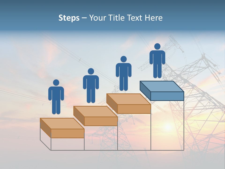 Pylon Energetic Tower PowerPoint Template