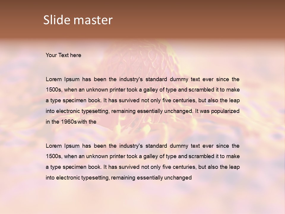 Colon Anatomical Gynaecological PowerPoint Template