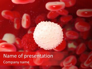 Isolated Vessel Artery PowerPoint Template