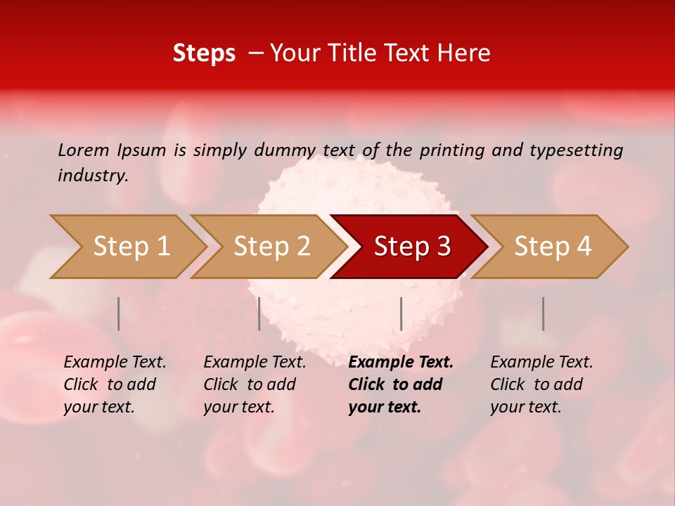 Isolated Vessel Artery PowerPoint Template