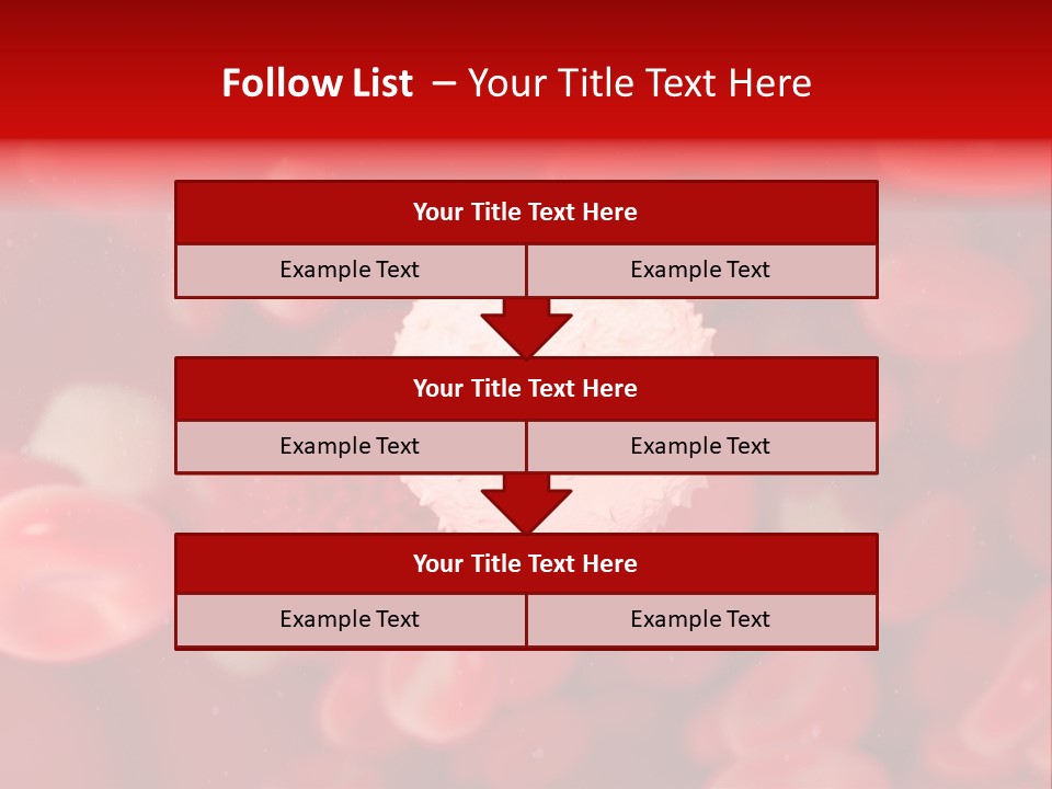 Isolated Vessel Artery PowerPoint Template