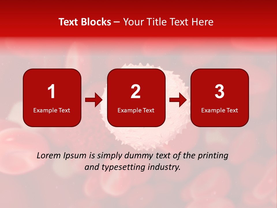 Isolated Vessel Artery PowerPoint Template