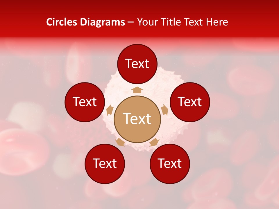 Isolated Vessel Artery PowerPoint Template