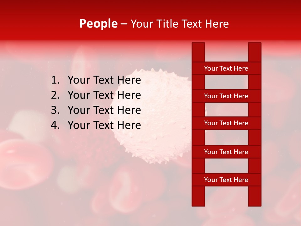 Isolated Vessel Artery PowerPoint Template