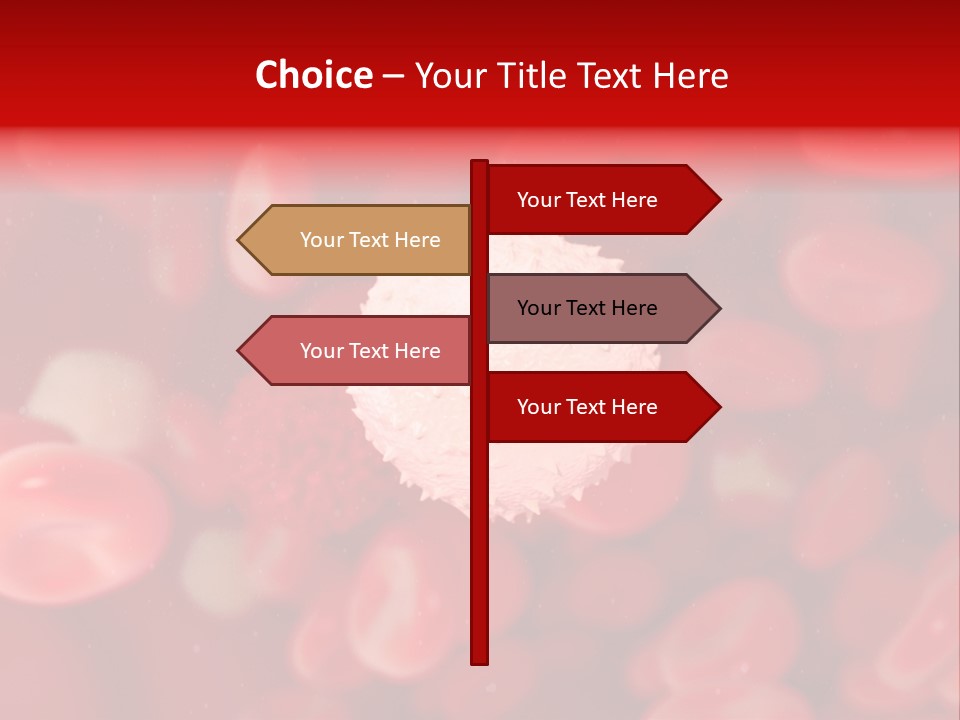 Isolated Vessel Artery PowerPoint Template