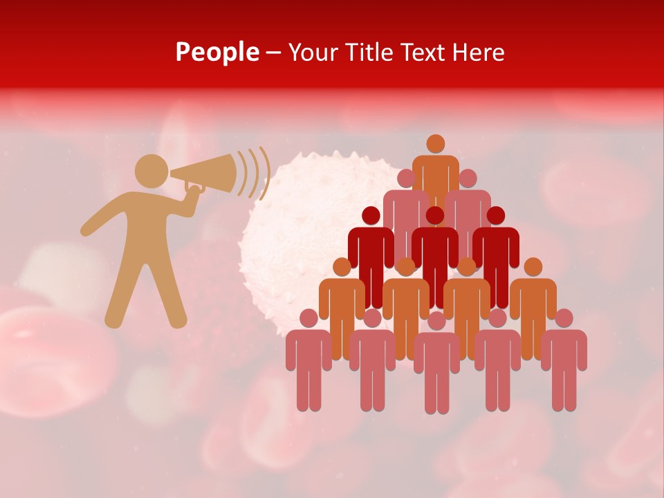 Isolated Vessel Artery PowerPoint Template