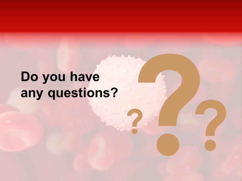 Isolated Vessel Artery PowerPoint Template