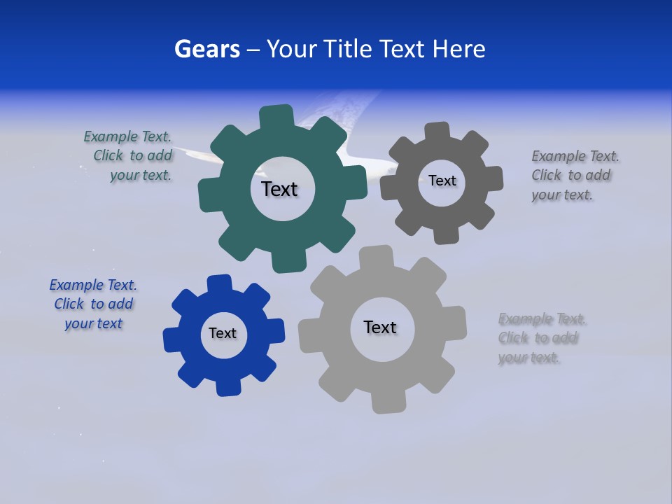 A Seagull Flying Over A Body Of Water PowerPoint Template