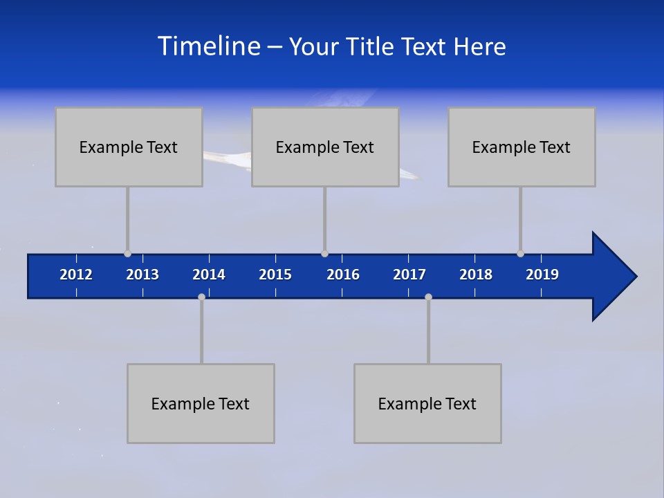 A Seagull Flying Over A Body Of Water PowerPoint Template