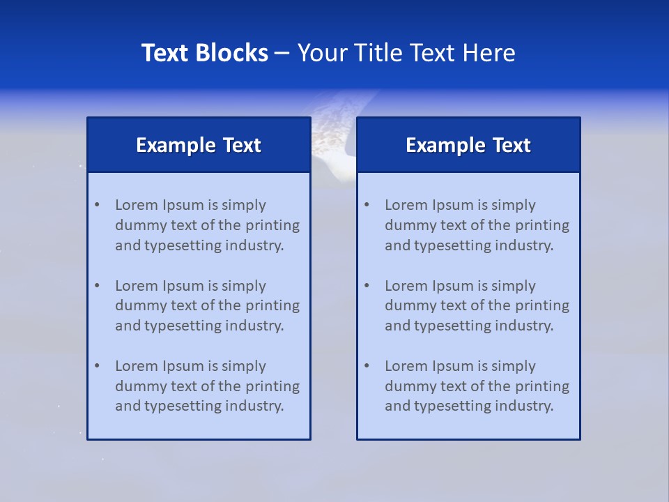 A Seagull Flying Over A Body Of Water PowerPoint Template