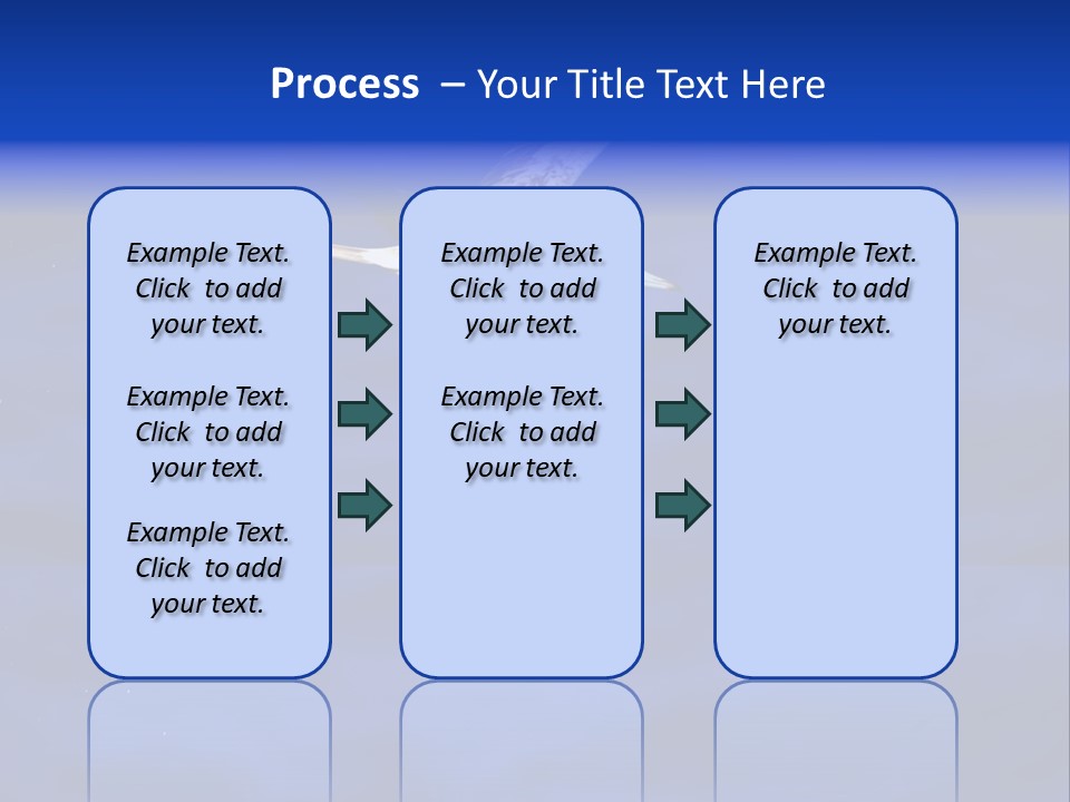 A Seagull Flying Over A Body Of Water PowerPoint Template