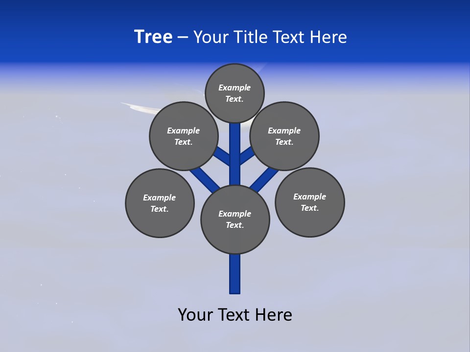 A Seagull Flying Over A Body Of Water PowerPoint Template