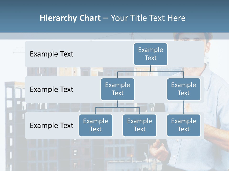 A Man In A Hard Hat Giving A Thumbs Up PowerPoint Template