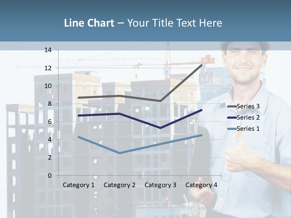 A Man In A Hard Hat Giving A Thumbs Up PowerPoint Template