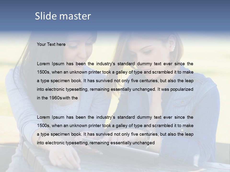 Vintage Front Grunge PowerPoint Template