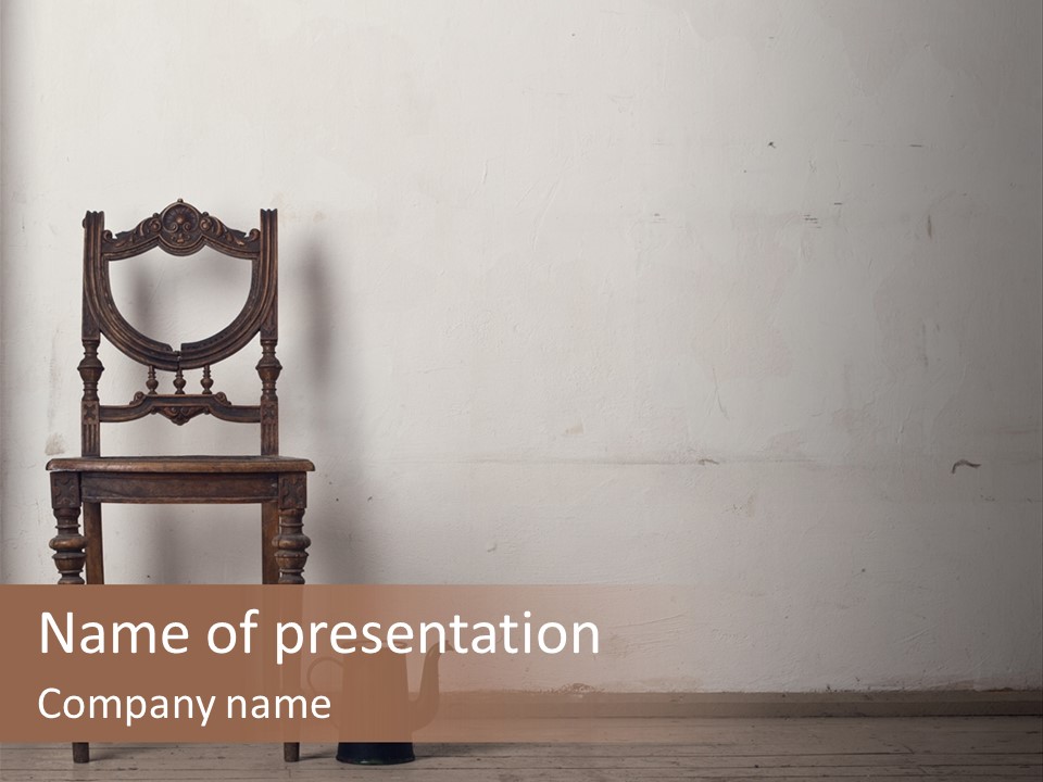 Vintage Front Grunge PowerPoint Template