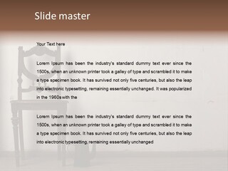 Vintage Front Grunge PowerPoint Template