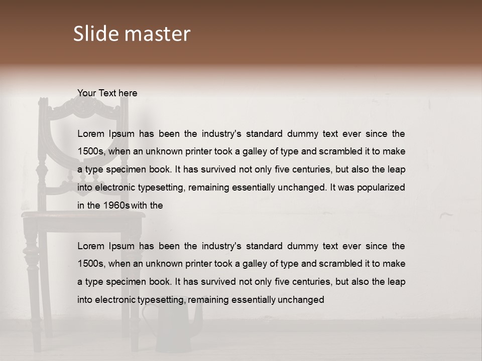 Vintage Front Grunge PowerPoint Template