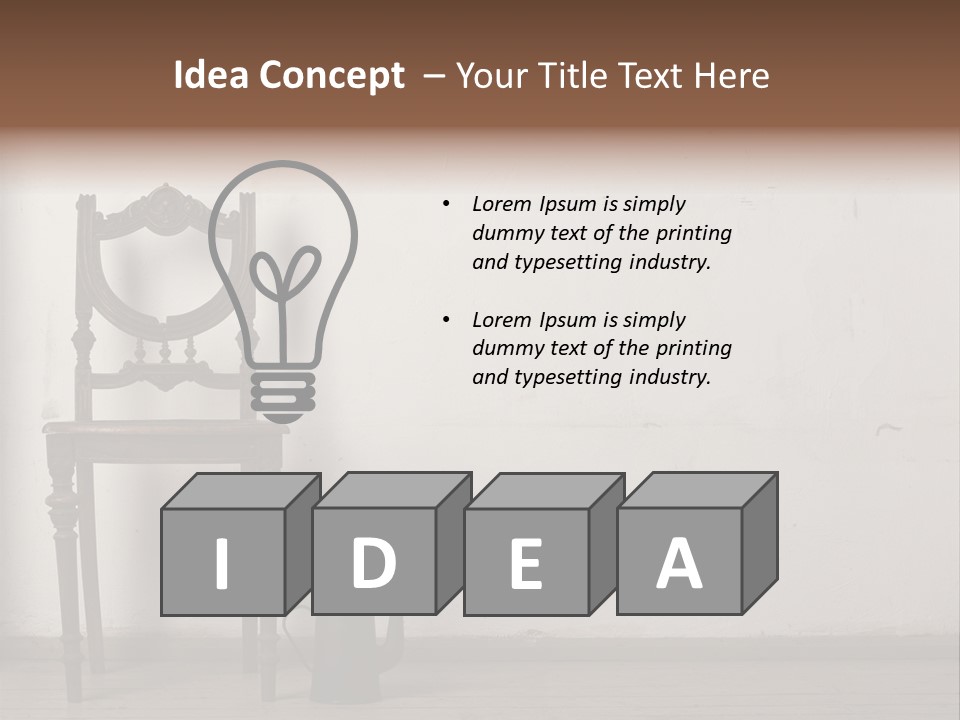 Vintage Front Grunge PowerPoint Template