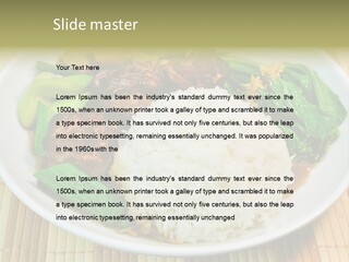 Traditional White Closeup PowerPoint Template