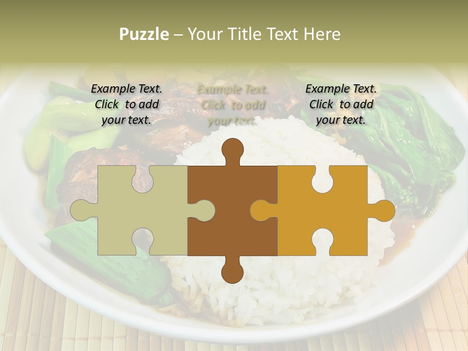 Traditional White Closeup PowerPoint Template