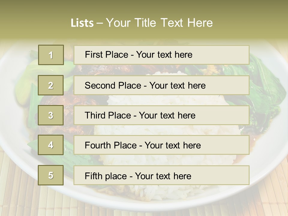 Traditional White Closeup PowerPoint Template