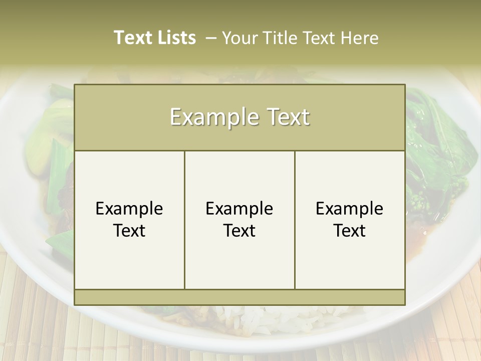 Traditional White Closeup PowerPoint Template