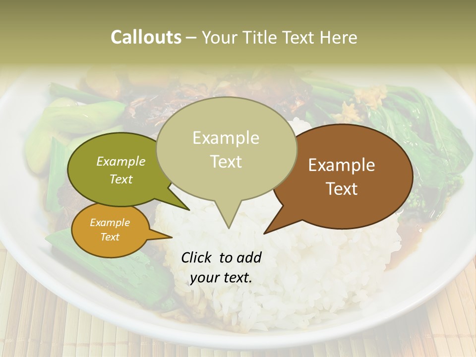 Traditional White Closeup PowerPoint Template