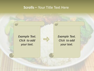 Traditional White Closeup PowerPoint Template