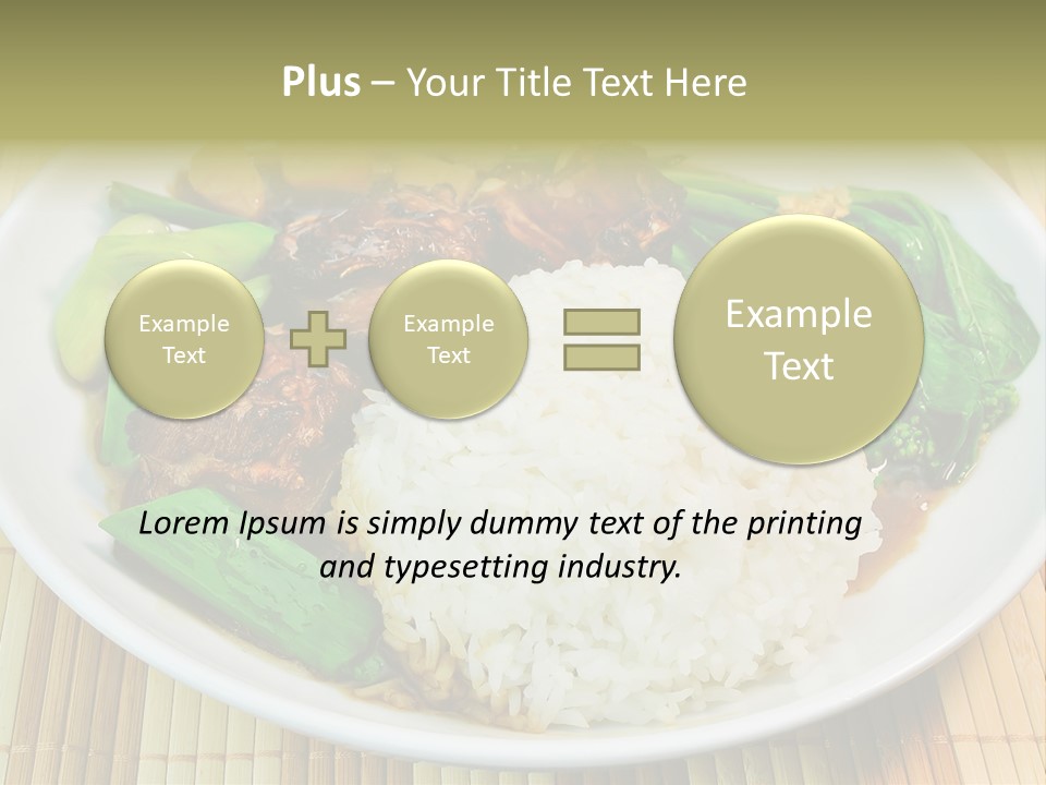 Traditional White Closeup PowerPoint Template