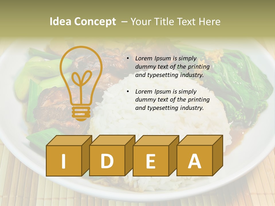 Traditional White Closeup PowerPoint Template