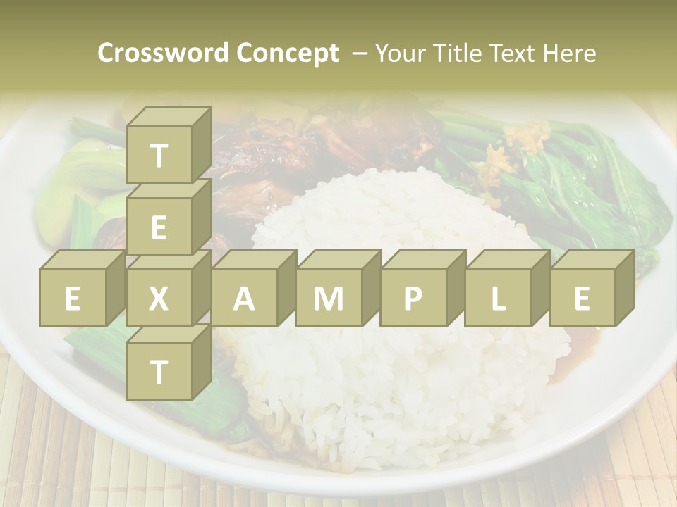 Traditional White Closeup PowerPoint Template