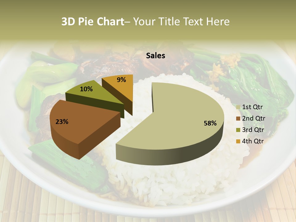 Traditional White Closeup PowerPoint Template