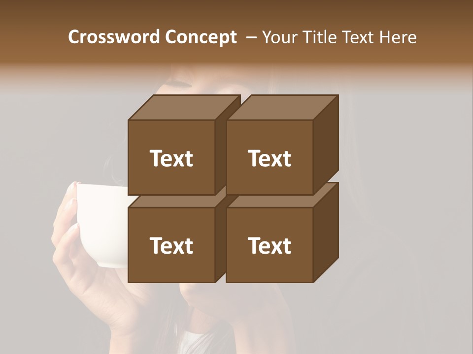 Coffee Tea Young PowerPoint Template