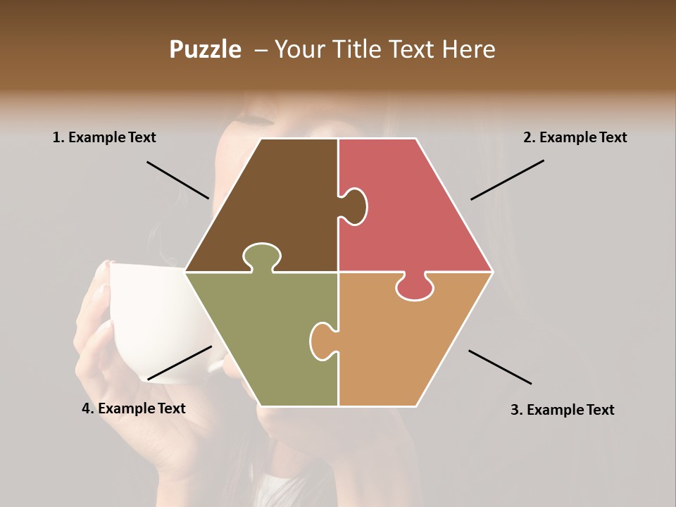 Coffee Tea Young PowerPoint Template