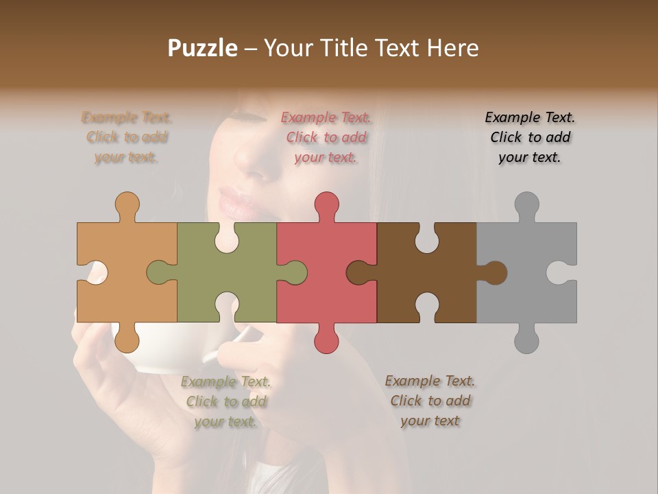 Coffee Tea Young PowerPoint Template