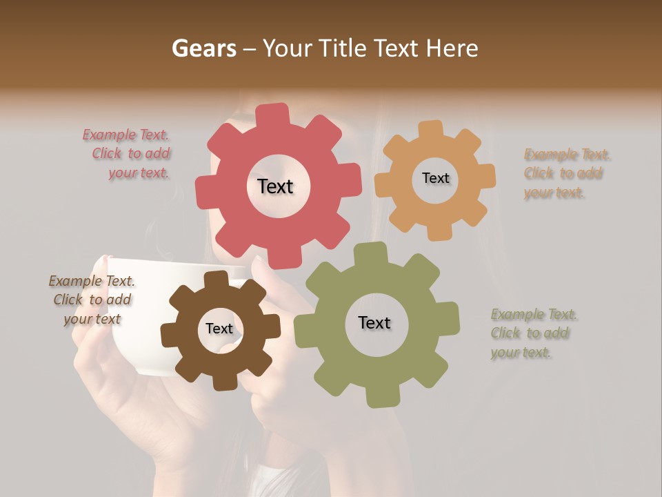 Coffee Tea Young PowerPoint Template